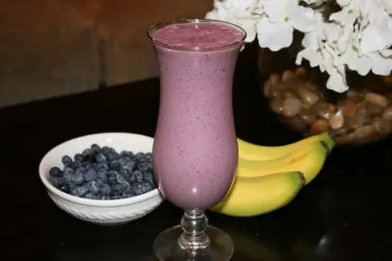 Flax Berry Smoothie (W/Spinach - Shhh,they Won't Know!)