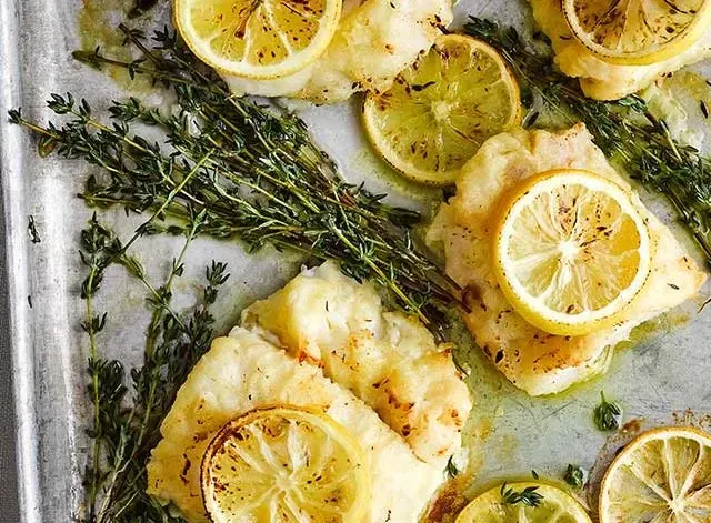 Baked cod