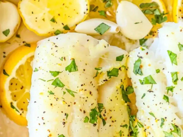 Easy Lemon Garlic Baked Cod Recipe