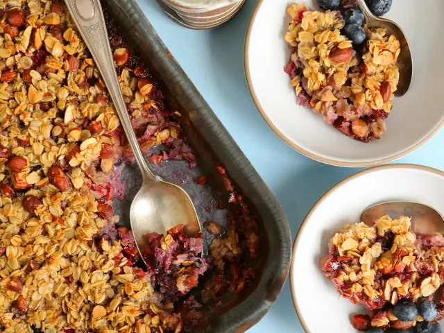 Baked Oatmeal With Berries and Almonds