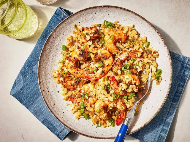 Spicy Shrimp with Cauliflower Rice