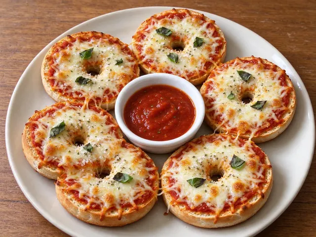 Gluten-free pizza bagels