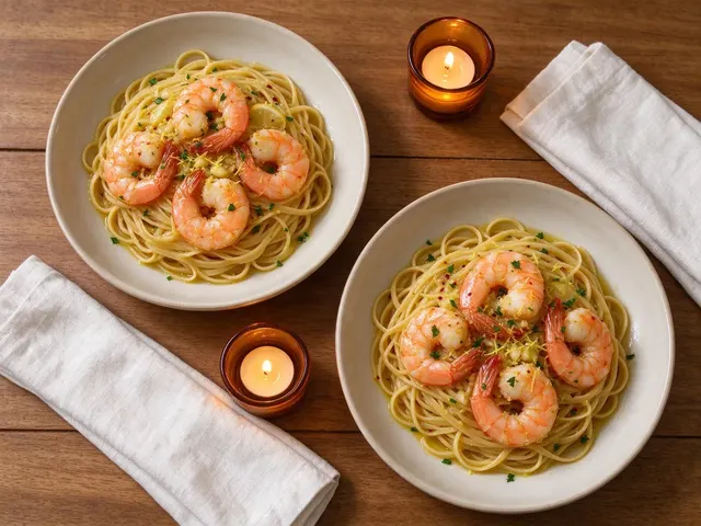 Gluten-free shrimp scampi