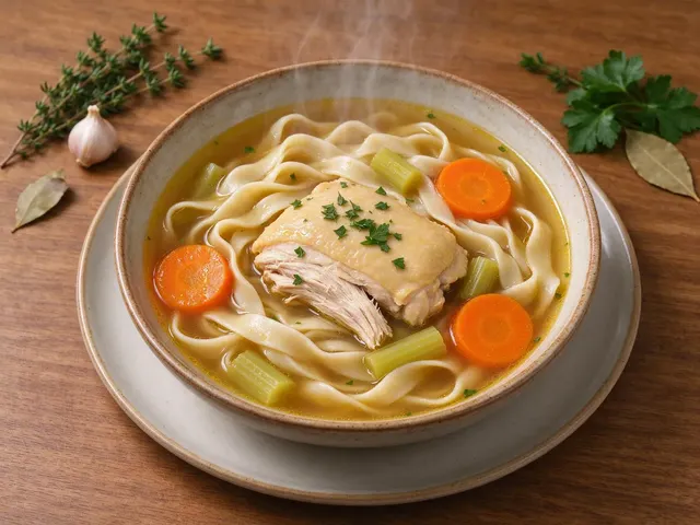 Gluten-free chicken noodle soup