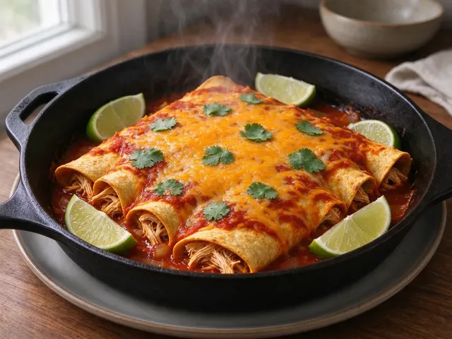 Gluten-free chicken enchiladas