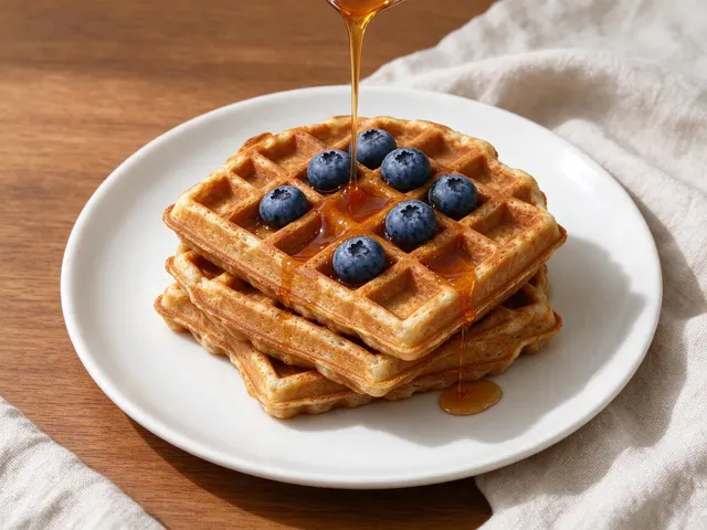 Crispy gluten-free waffles