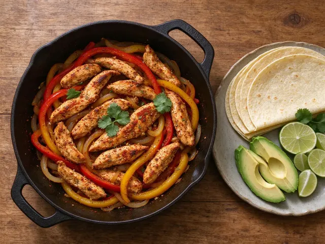 Gluten-free chicken fajitas