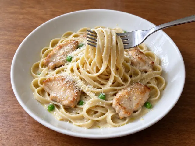 Gluten-free fettuccine alfredo