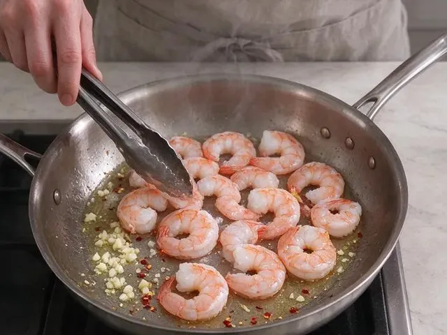 Gluten-free shrimp scampi, step 4