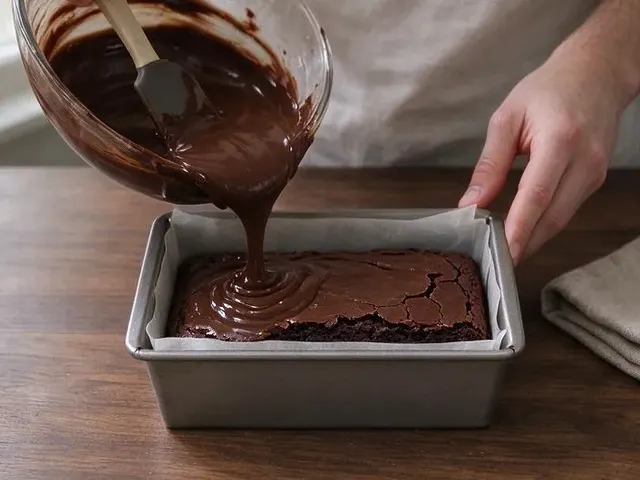 Gluten-free brownies, step 5