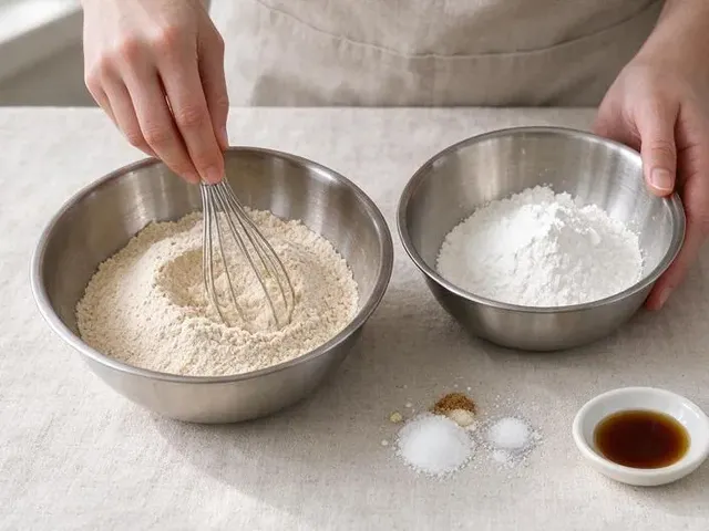 Crispy gluten-free waffles, step 1