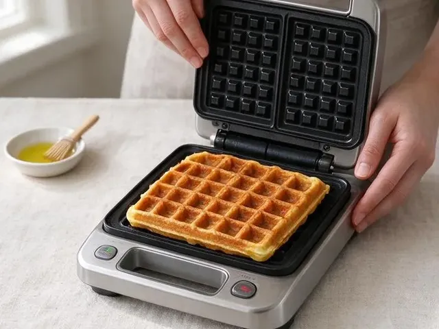 Crispy gluten-free waffles, step 5