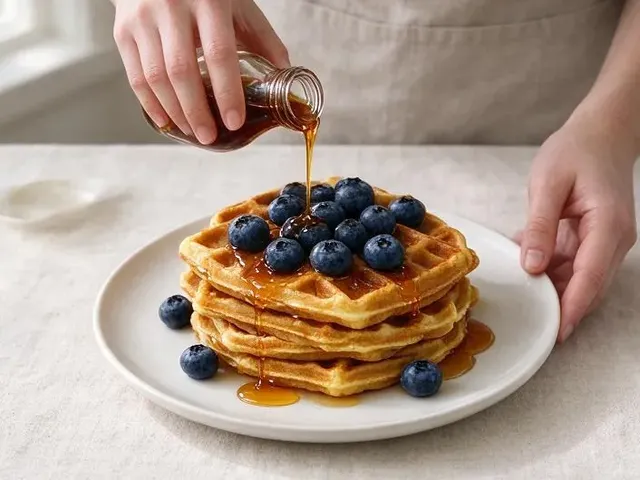 Crispy gluten-free waffles, step 6
