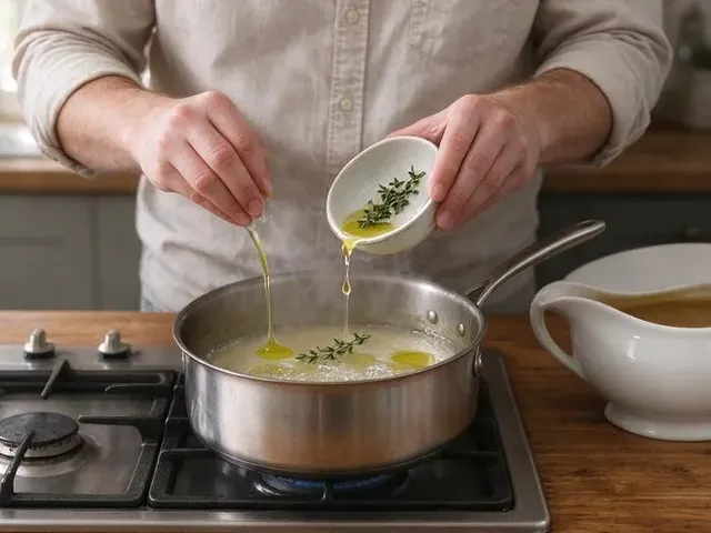 Gluten-free gravy, step 2