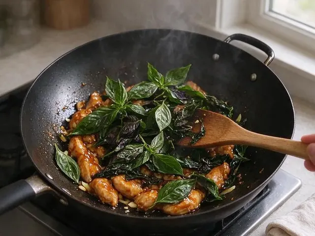 Thai basil chicken, step 5