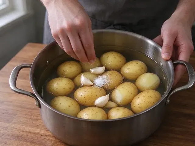 Dairy-free mashed potatoes, step 1