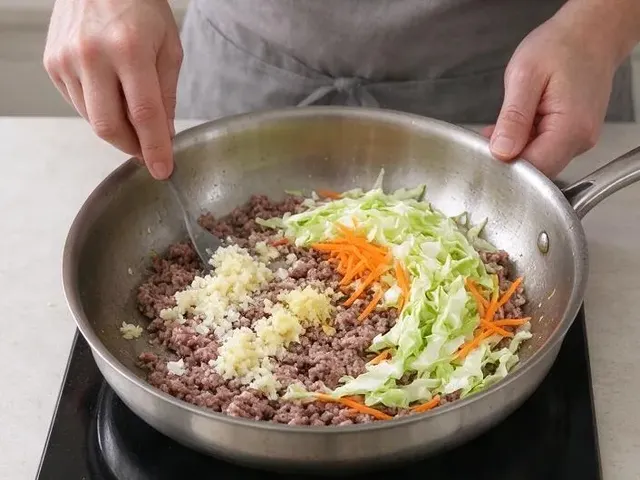 Gluten-free egg rolls, step 2