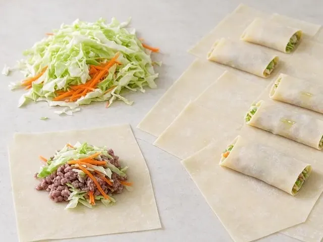 Gluten-free egg rolls, step 4