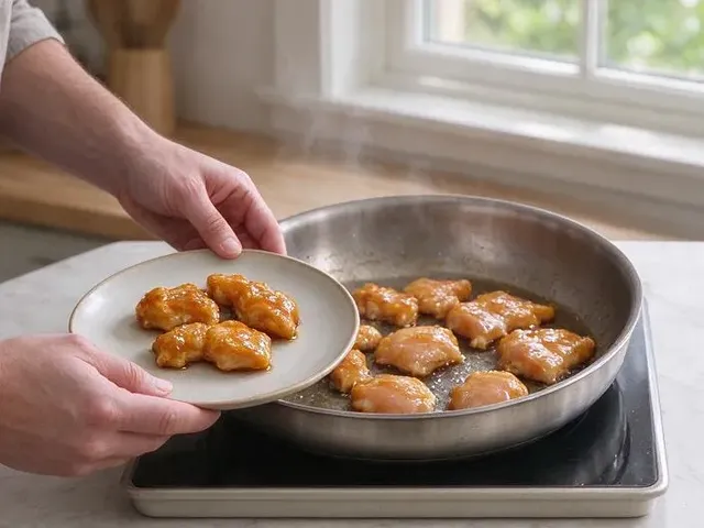 Gluten-free sesame chicken, step 4