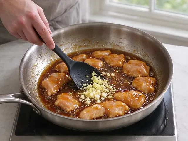 Gluten-free sesame chicken, step 5