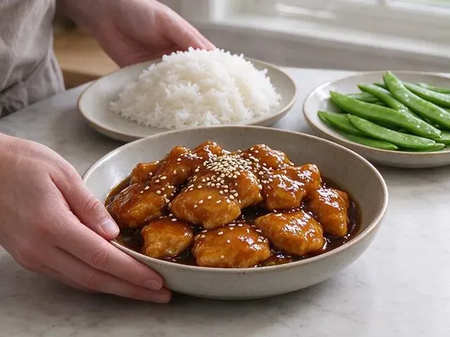 Gluten-free sesame chicken, step 7