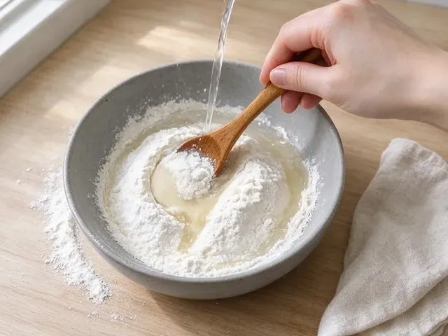 Gluten-free dumplings, step 1