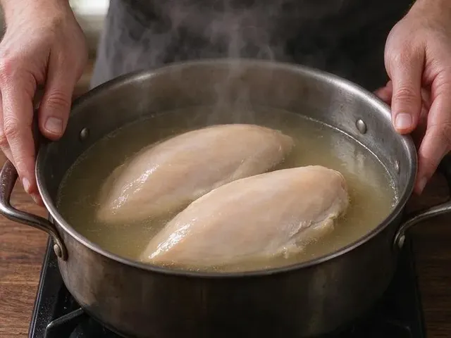 Gluten-free chicken enchiladas, step 1