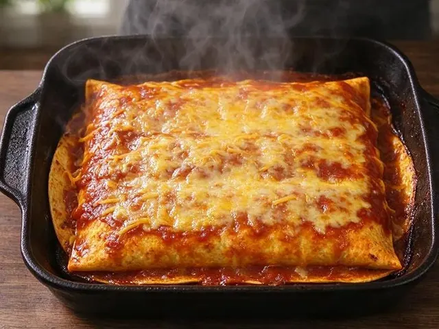 Gluten-free chicken enchiladas, step 6