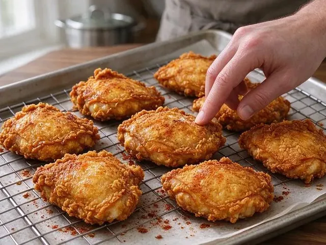 Gluten-free fried chicken, step 5