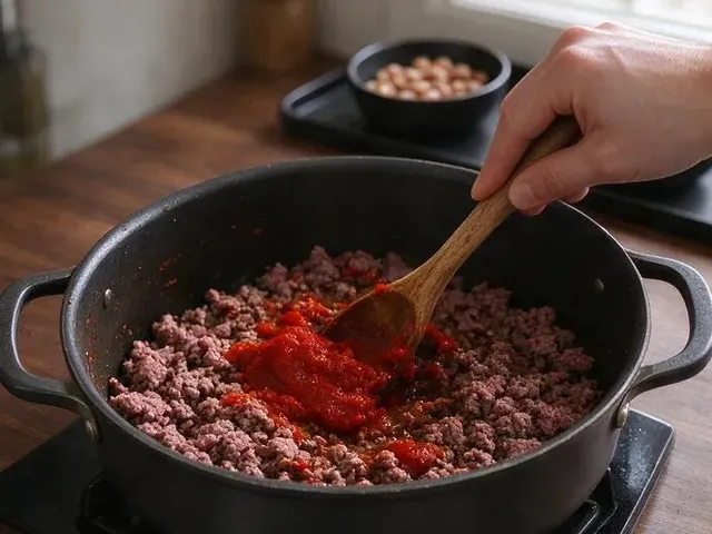 Gluten-free chili, step 4