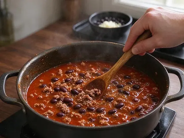 Gluten-free chili, step 6