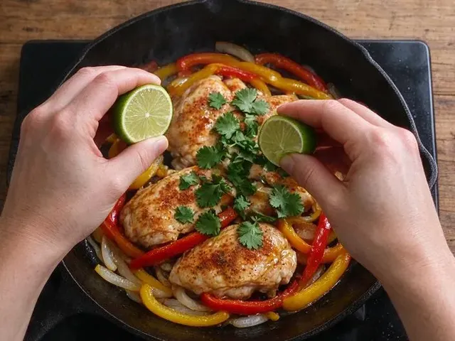 Gluten-free chicken fajitas, step 6