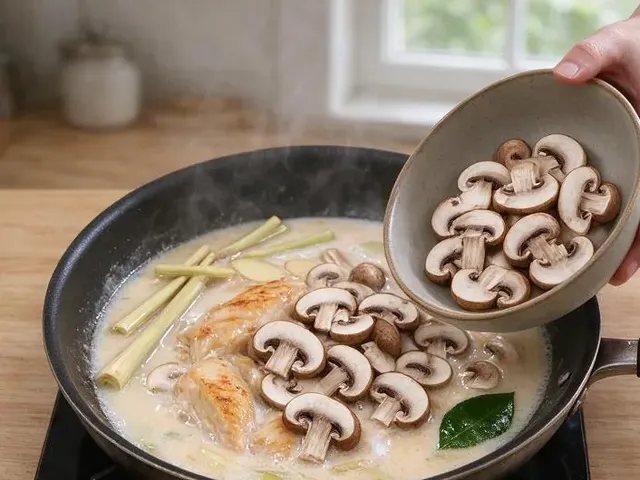 Tom kha gai, step 5