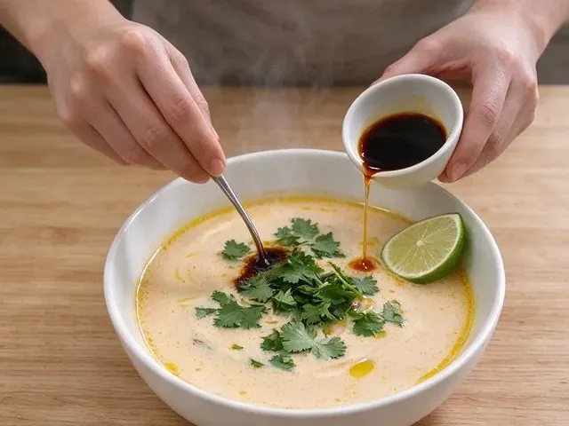 Tom kha gai, step 6