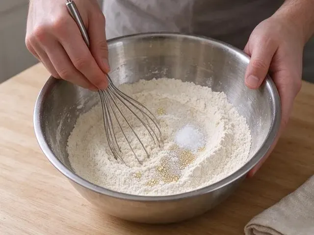 Gluten-free naan, step 1