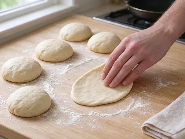 Gluten-free naan, step 4