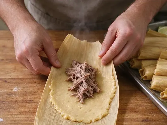 Gluten-free tamales, step 5