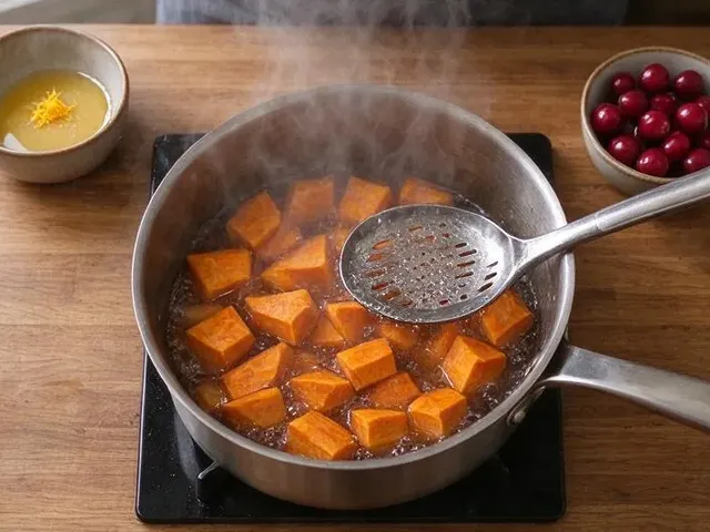 Gluten-free sweet potato casserole, step 2