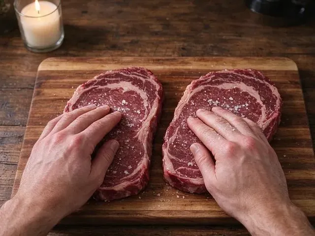 Seared steak with chimichurri, step 3
