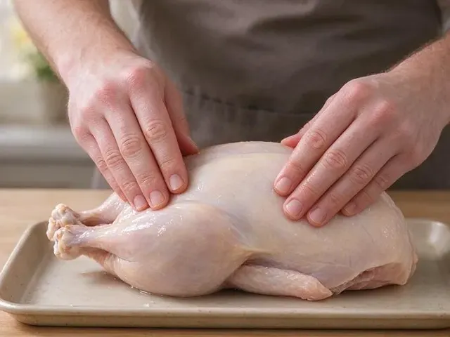 Roast turkey breast, step 1