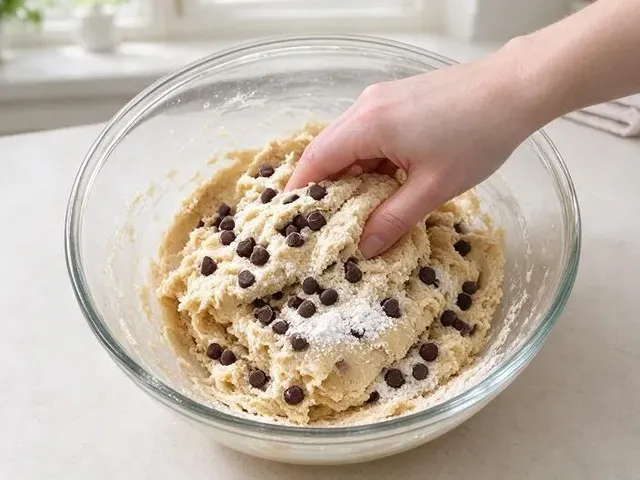 Gluten-free chocolate chip cookies, step 4