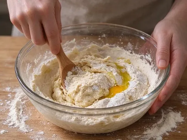 Gluten-free dinner rolls, step 2