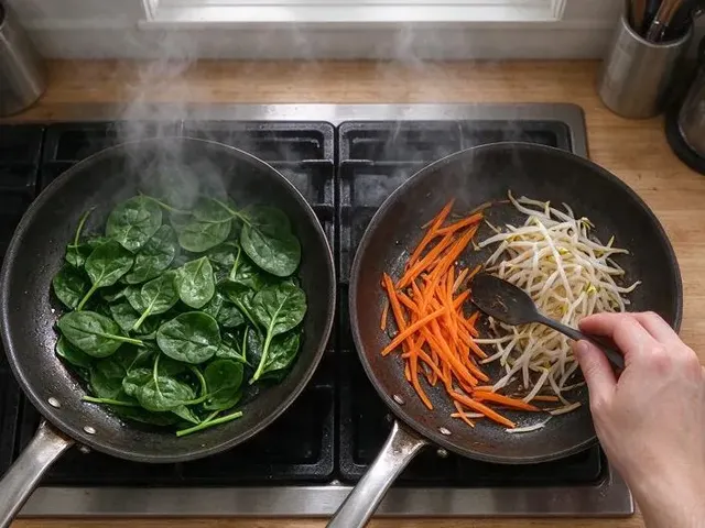 Gluten-free bibimbap, step 4