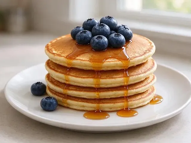 Gluten-free oat milk pancakes, step 6