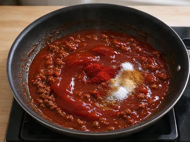 Gluten-free sloppy joes, step 3