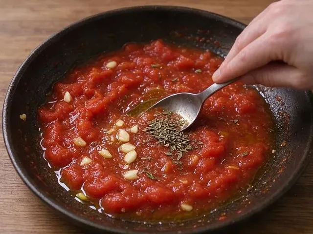 Gluten-free pizza, step 2