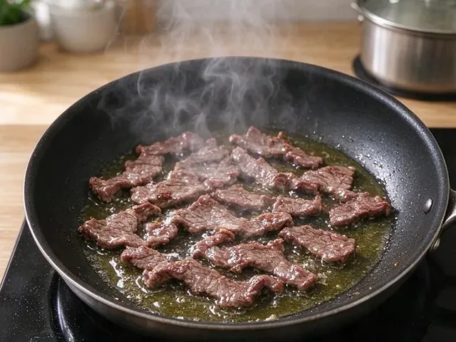 Gluten-free beef and broccoli, step 4