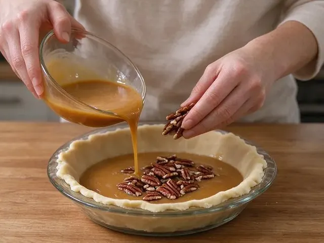 Gluten-free pecan pie, step 4
