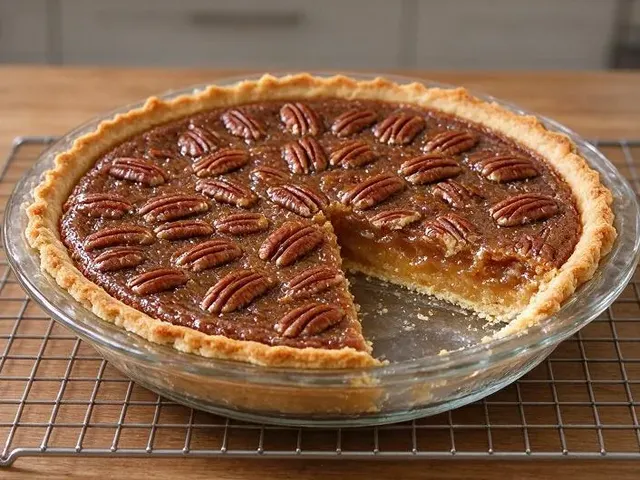 Gluten-free pecan pie, step 5