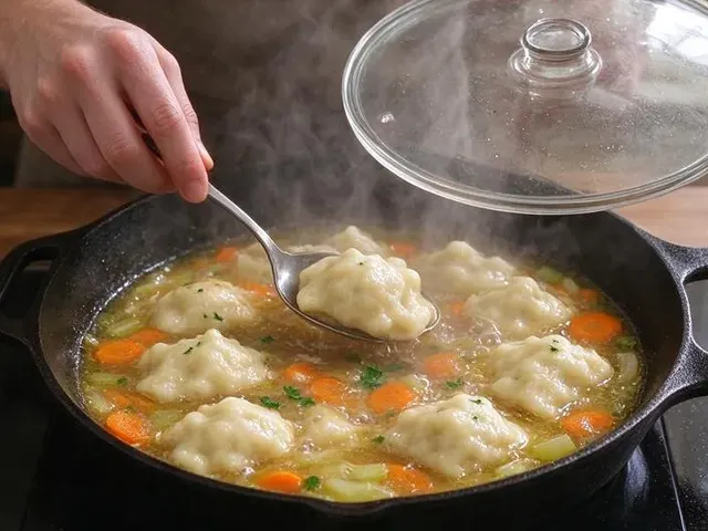 Gluten-free chicken and dumplings, step 5